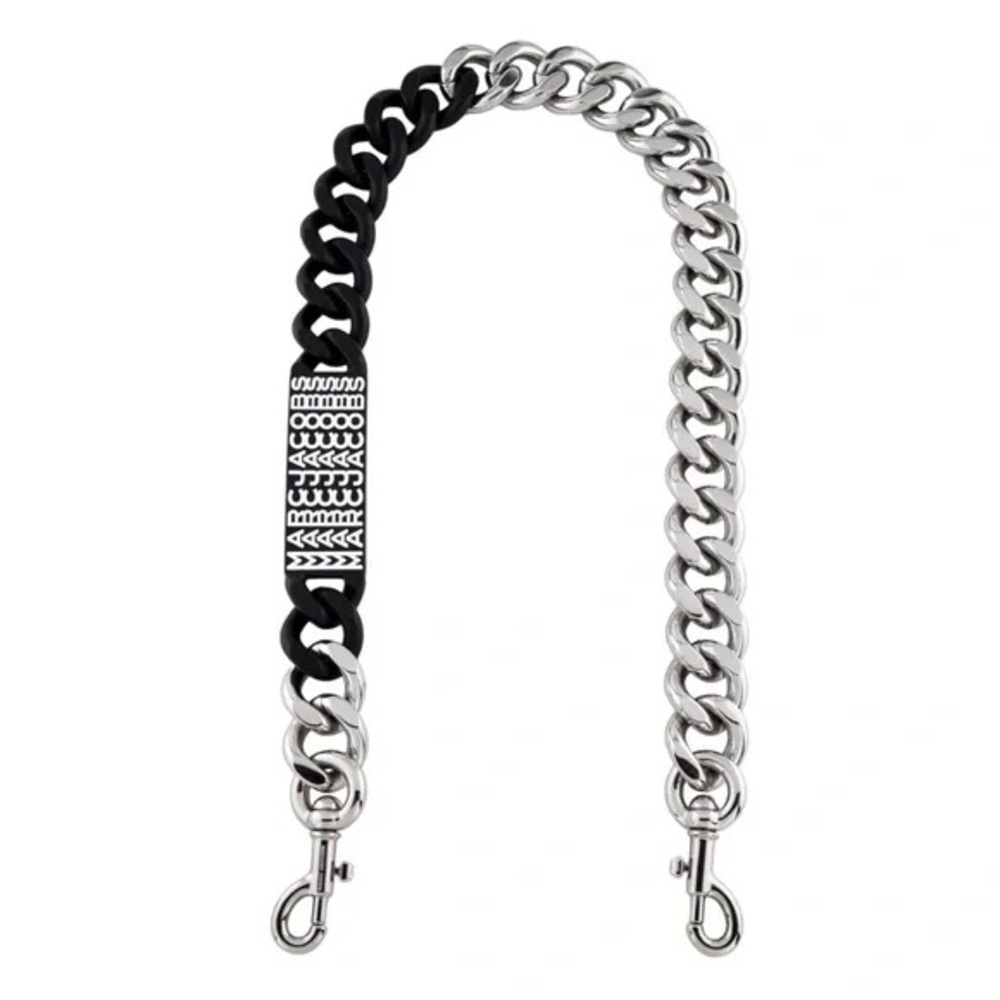 MARC JACOBS The Barcode Chain Strap Two Toned